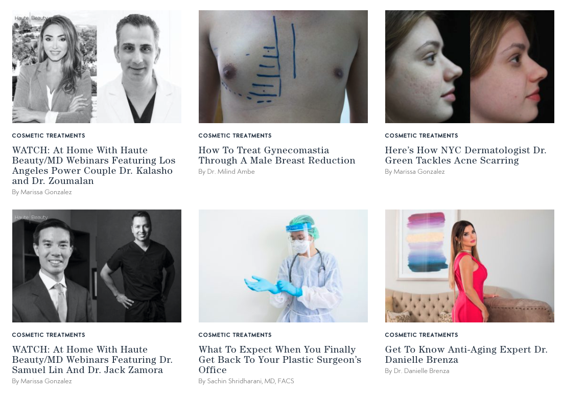 Dr. Zamora Haute Beauty Webinar