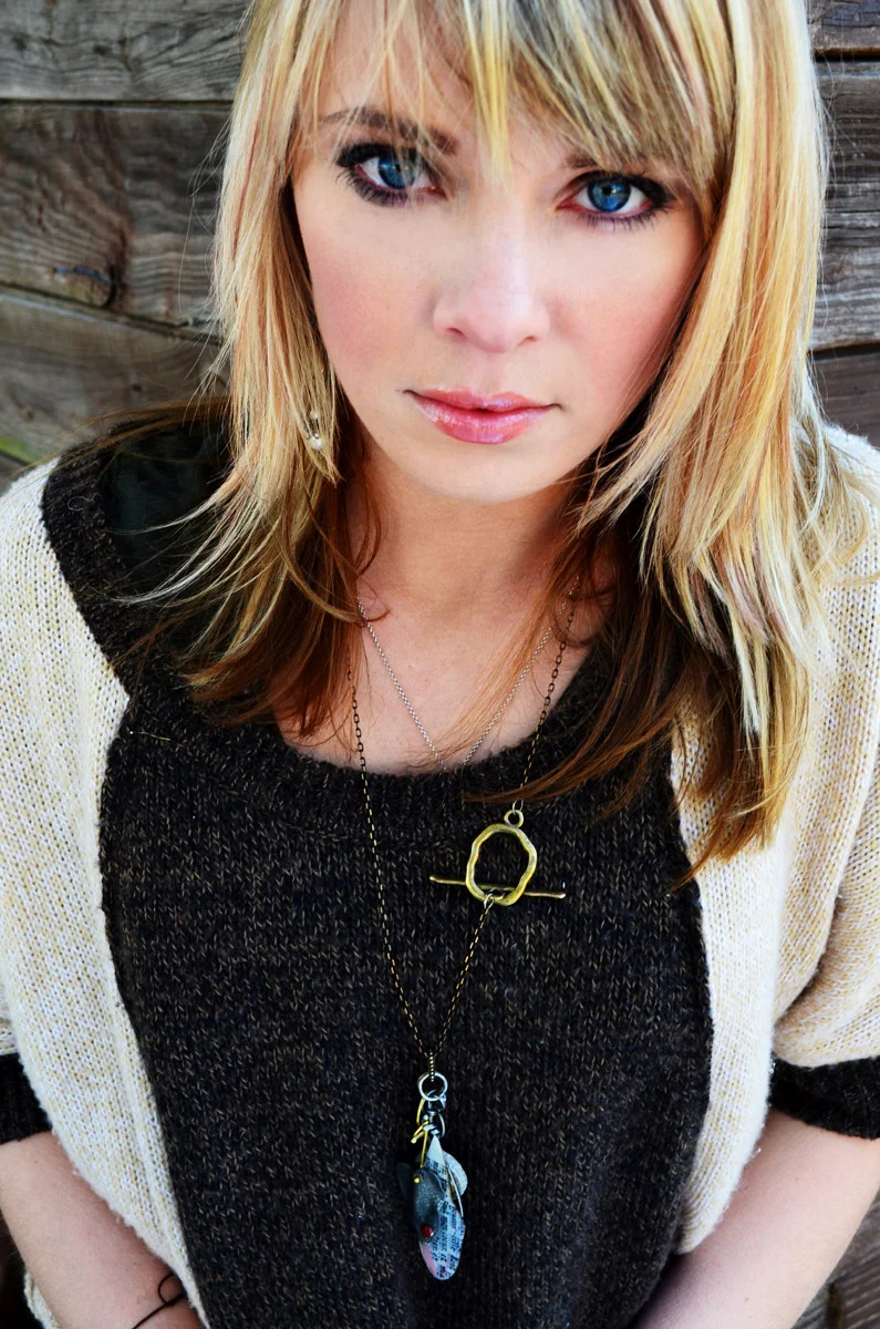 styled headshot woman blonde hair bangs elizabeth link denver