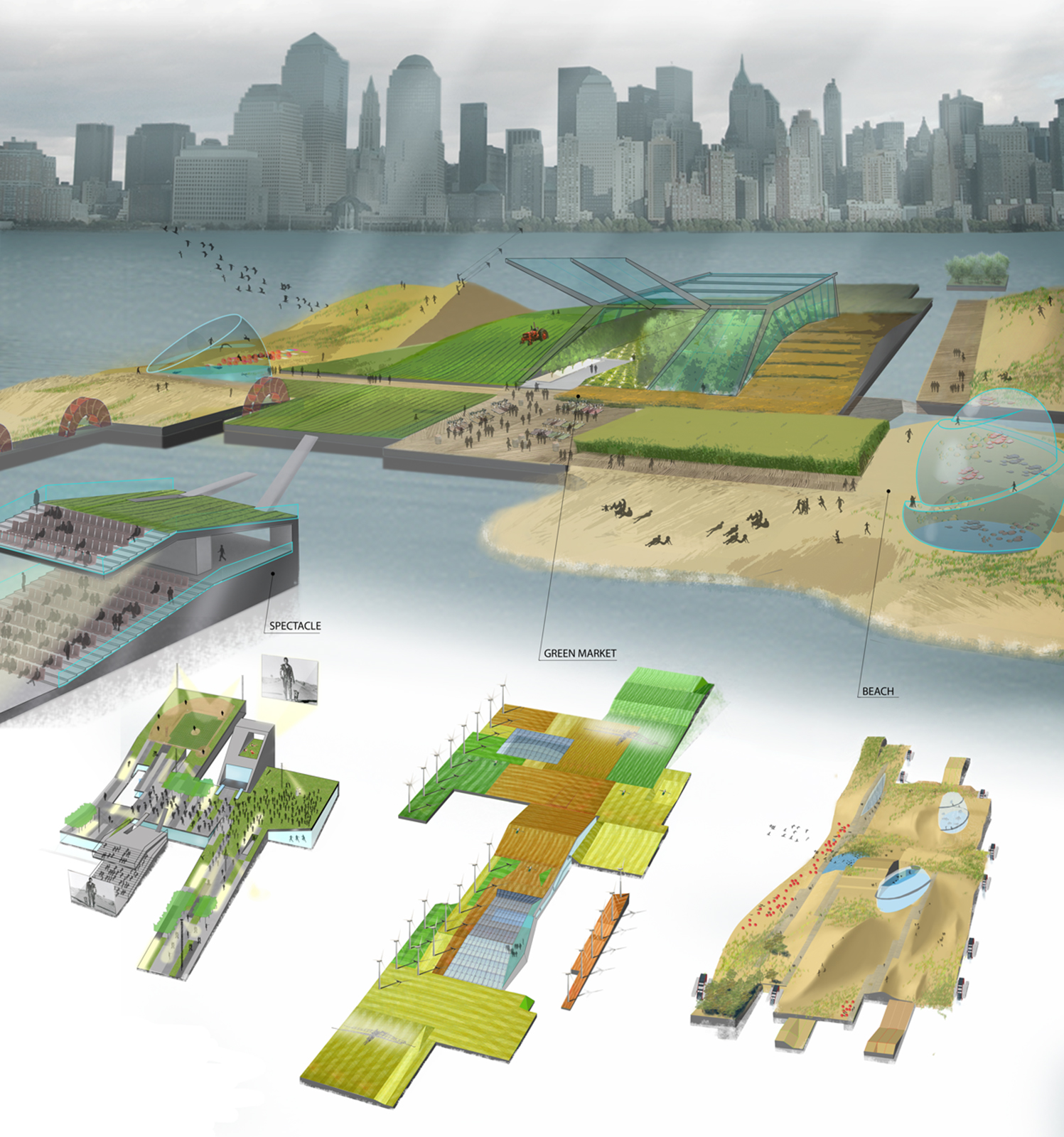  MOBisle, with Joel Sanders Architect,&nbsp;Idea Competition for the History Channel, 2006  