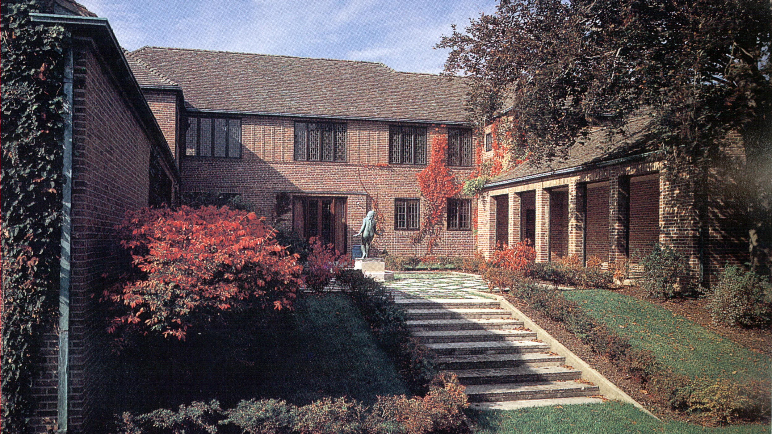 Saarinen Garden Cranbook Academy
