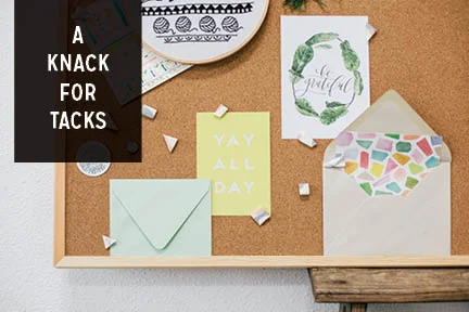 Paper Craft Pantry DIY Project Thumb Tacks