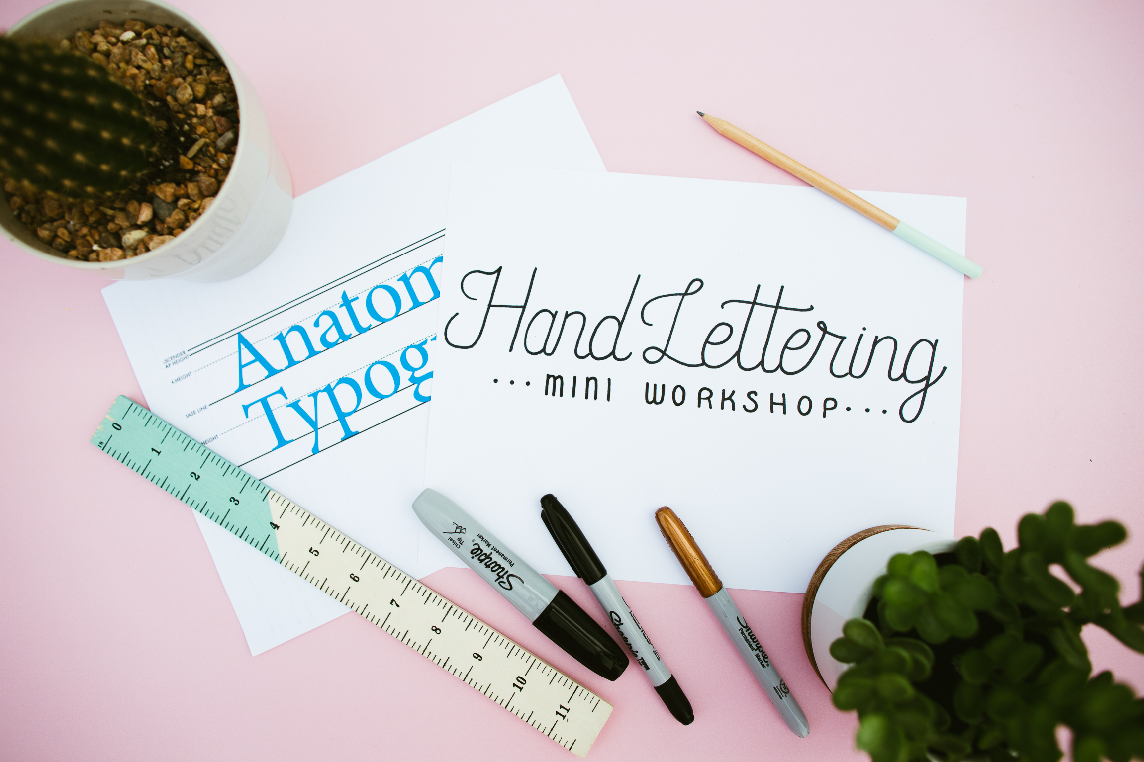 East Austin Studio Tour Hand Lettering Mini Workshop