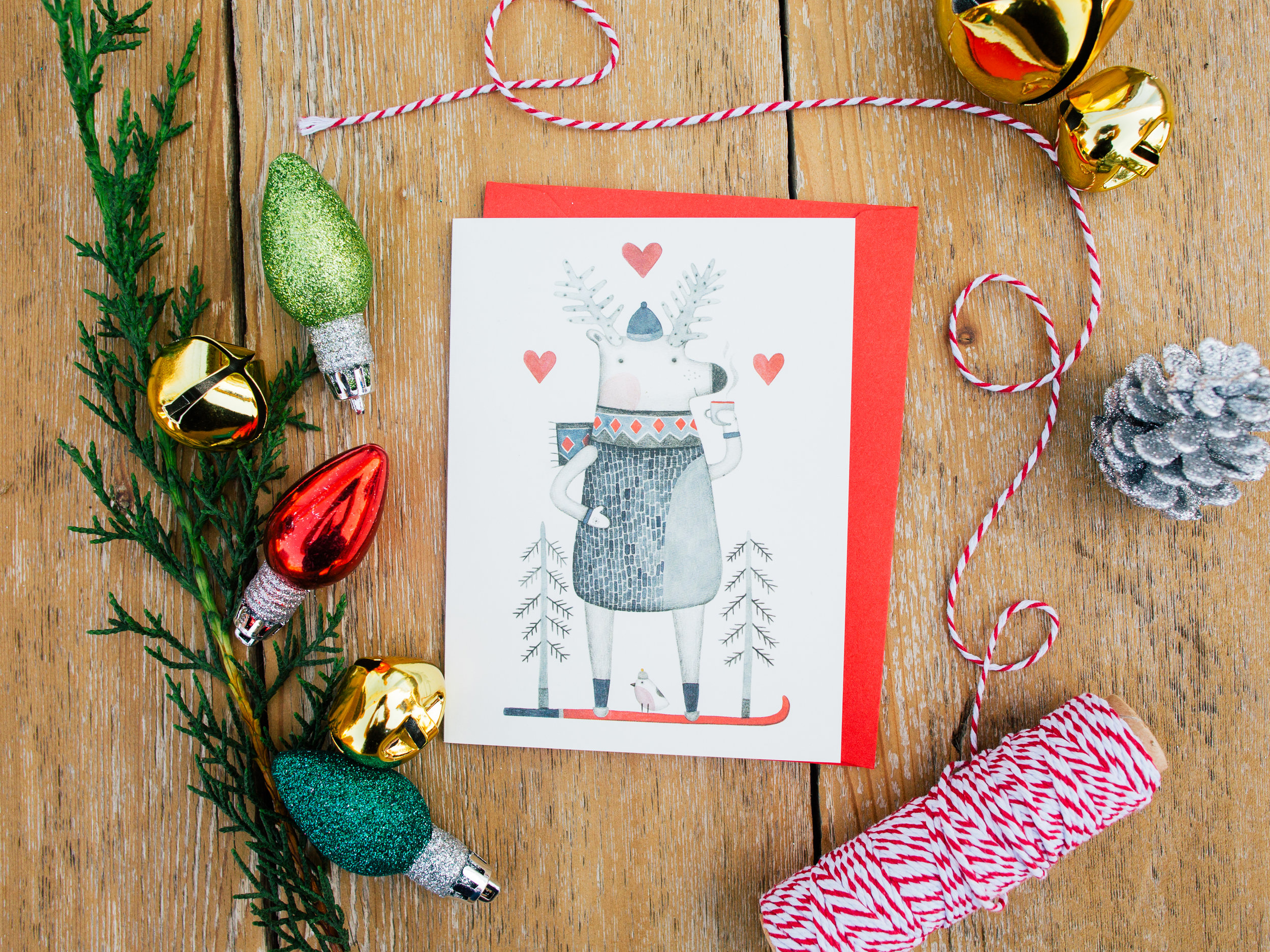 Merry Christmas Happy Holidays Card