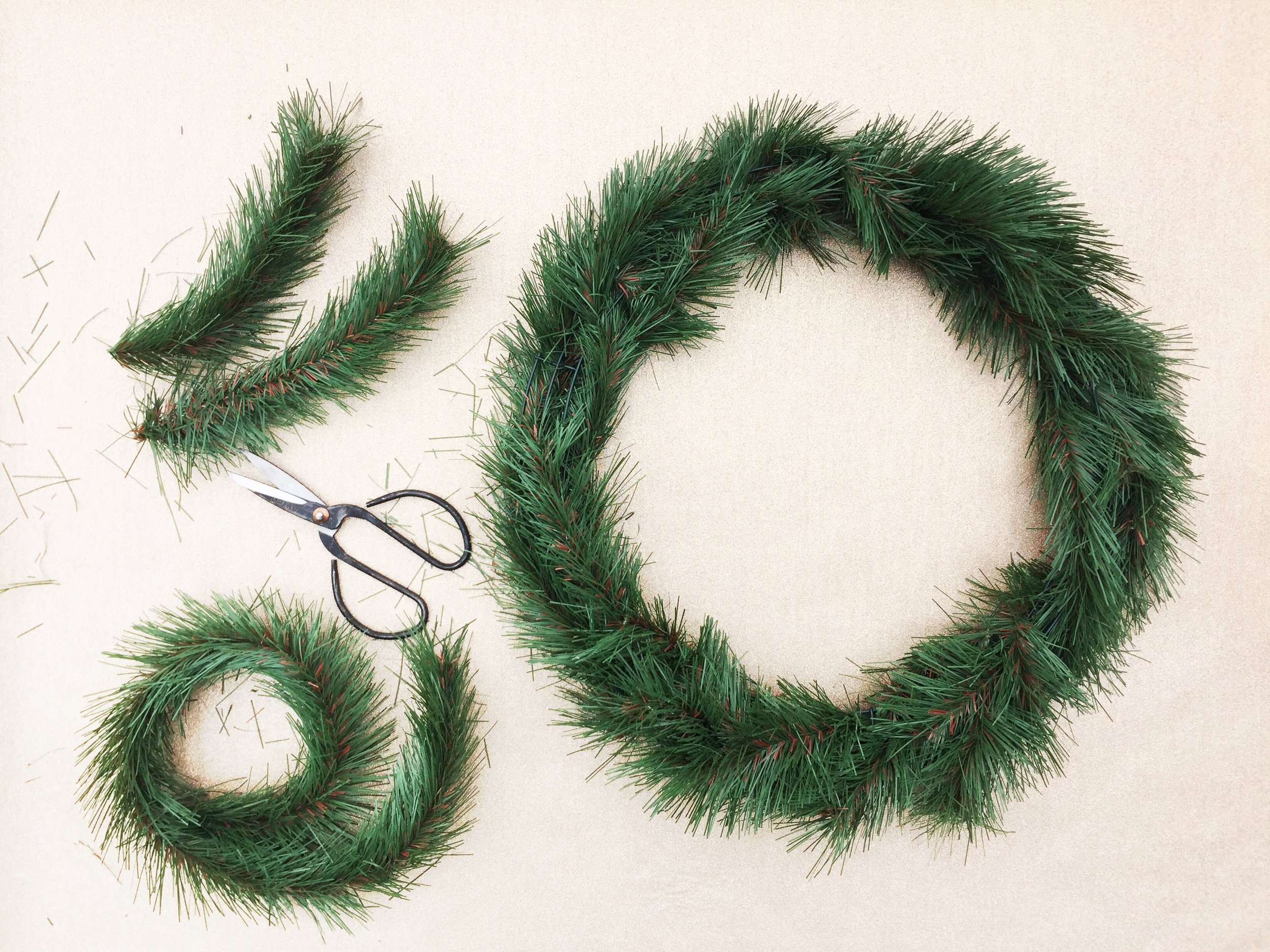 Paper Craft Pantry Blog DIY Evergreen Wreath