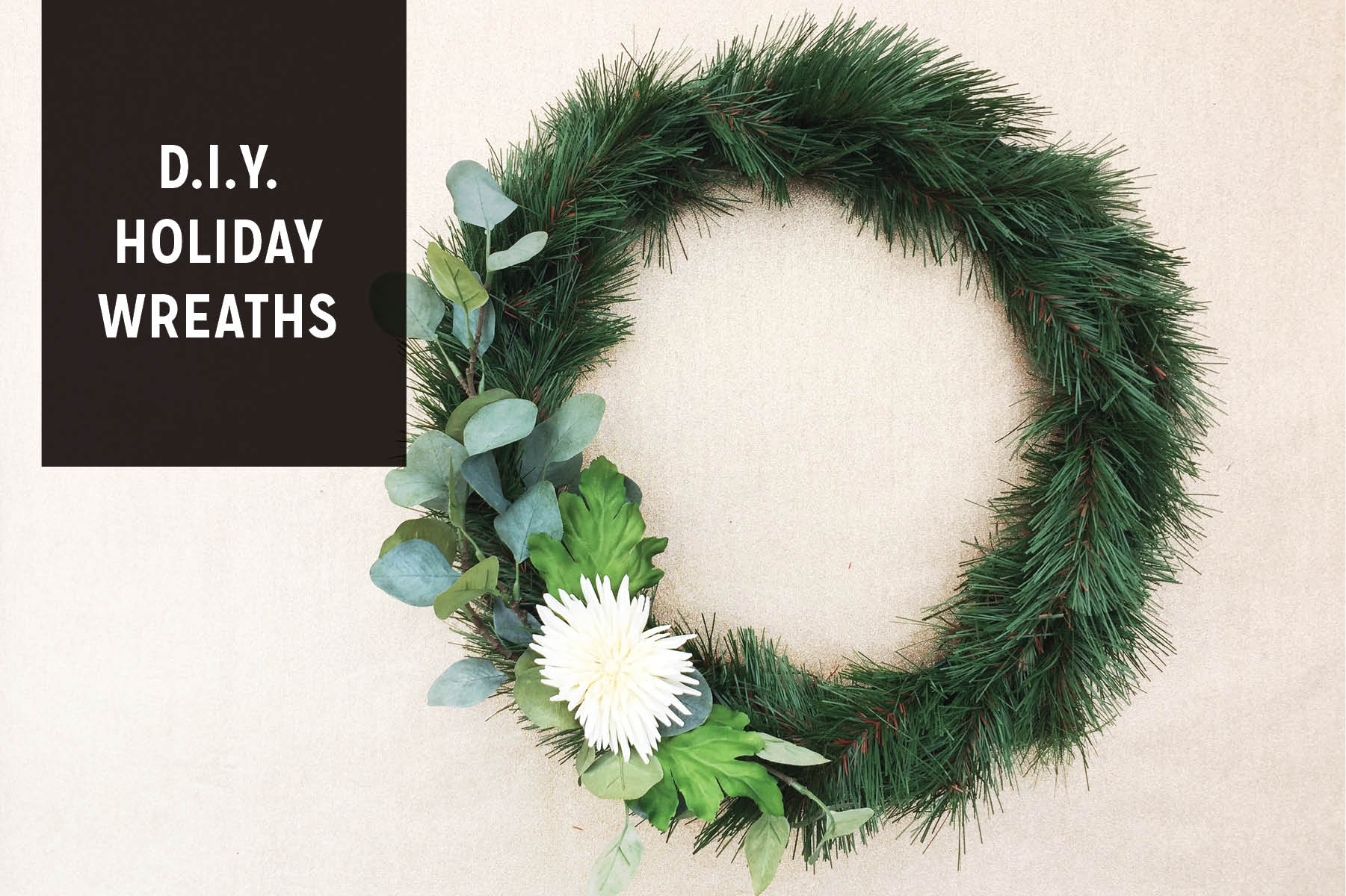 Paper Craft Pantry Blog DIY Holiday Wreath