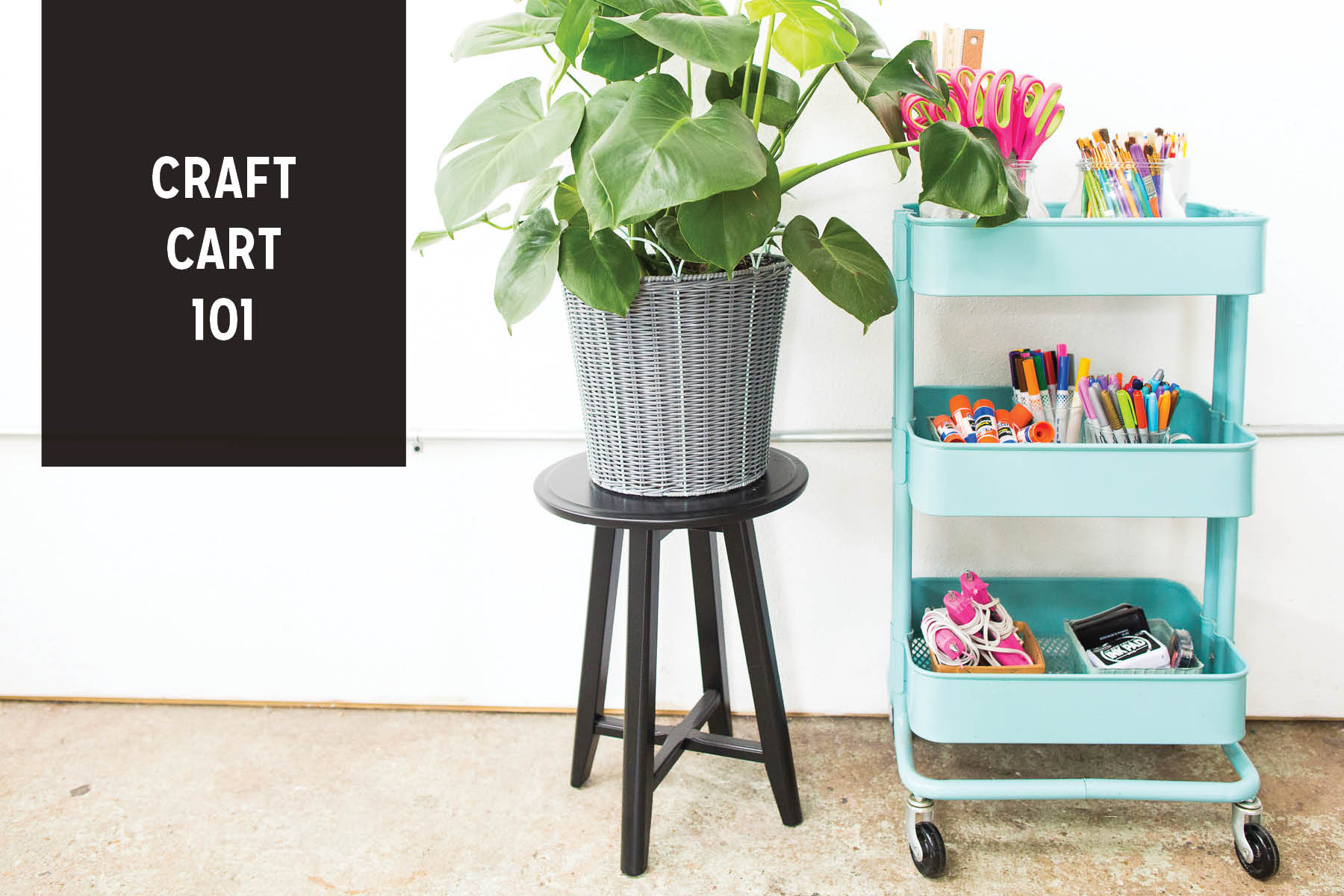 Paper Craft Pantry Blog How-to Curate A Craft Cart