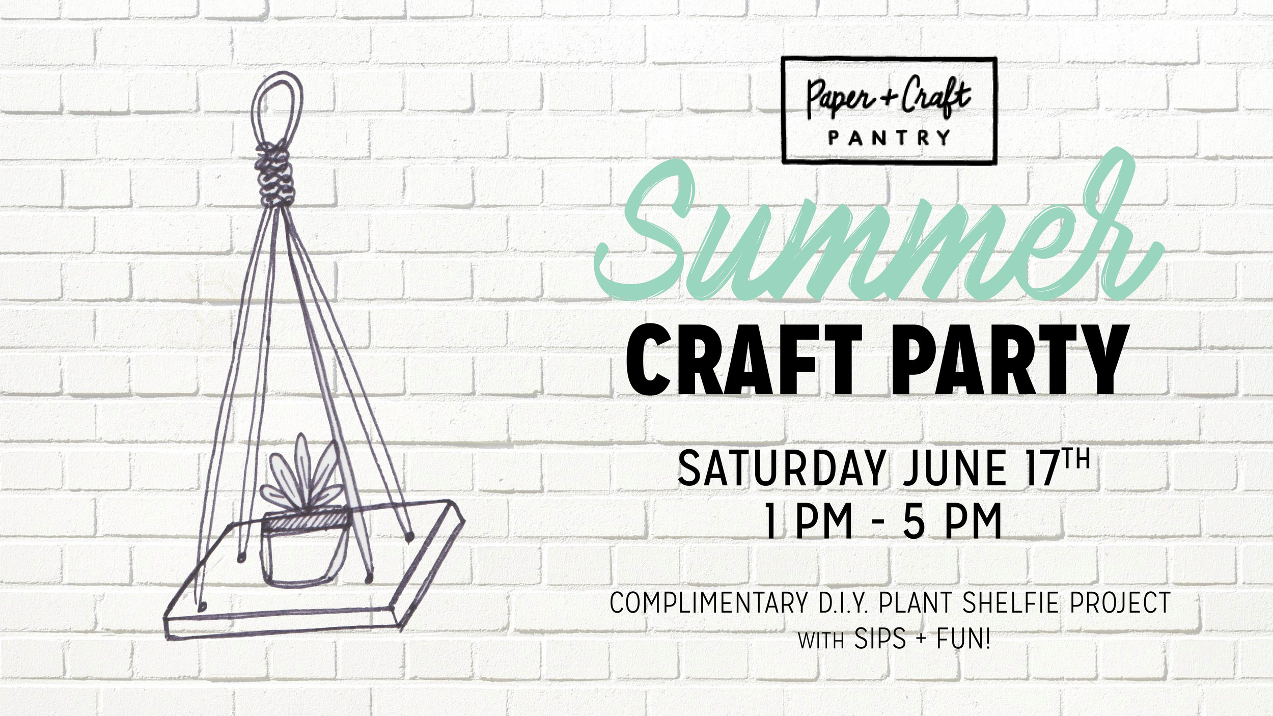 Join us for this Free D.I.Y. Craft Party and Summer Sale in Austin, Texas