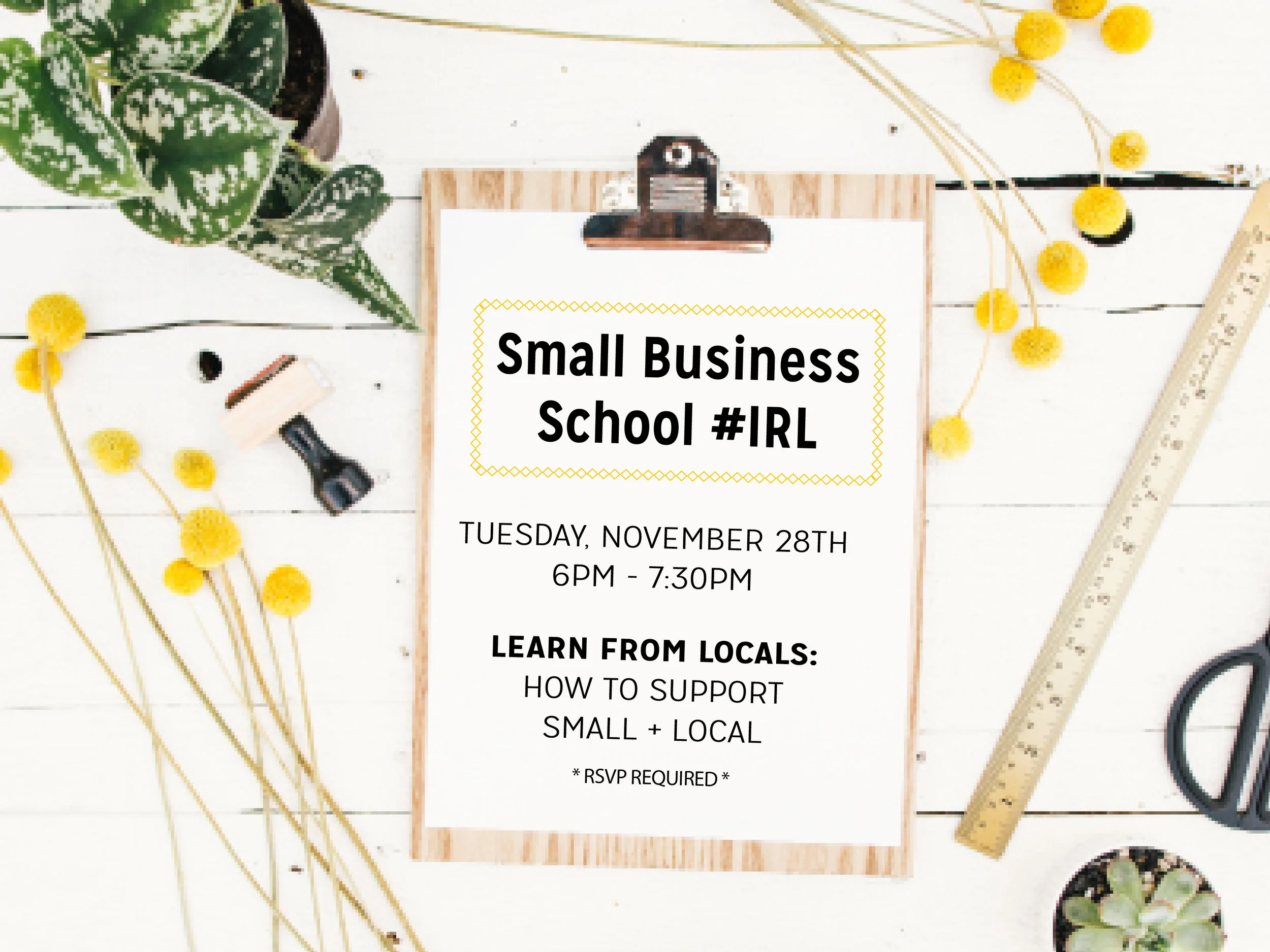 Small Business School Panel Discussing How to Support Small and Local this Holiday Season