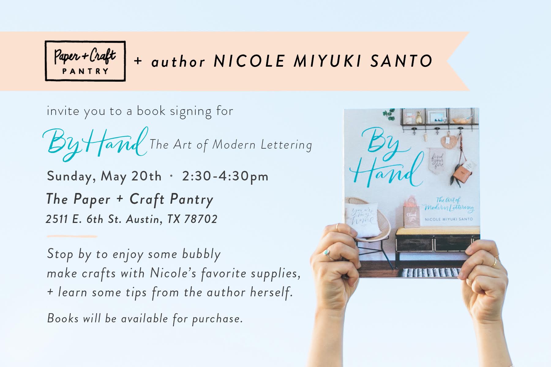 Paper Craft Pantry Community Event: Book Signing Party