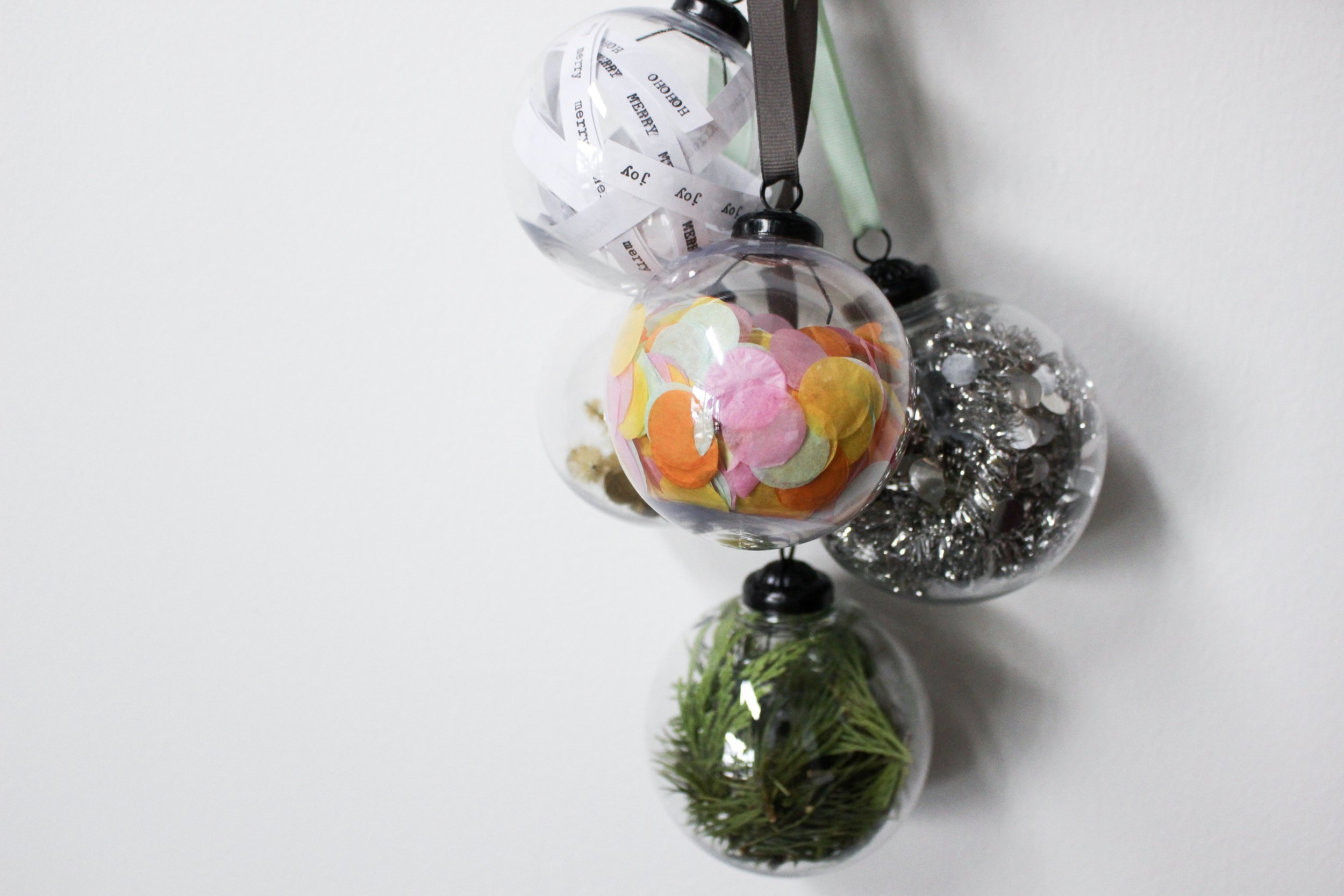 The Paper + Craft Pantry Blog: The finished product of our 5 simple D.I.Y. ornaments.
