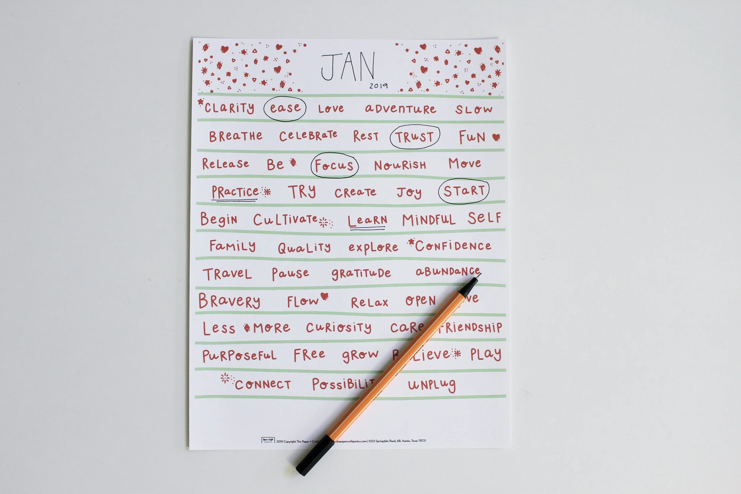 The Paper + Craft Pantry Blog: Monthy inspiration.