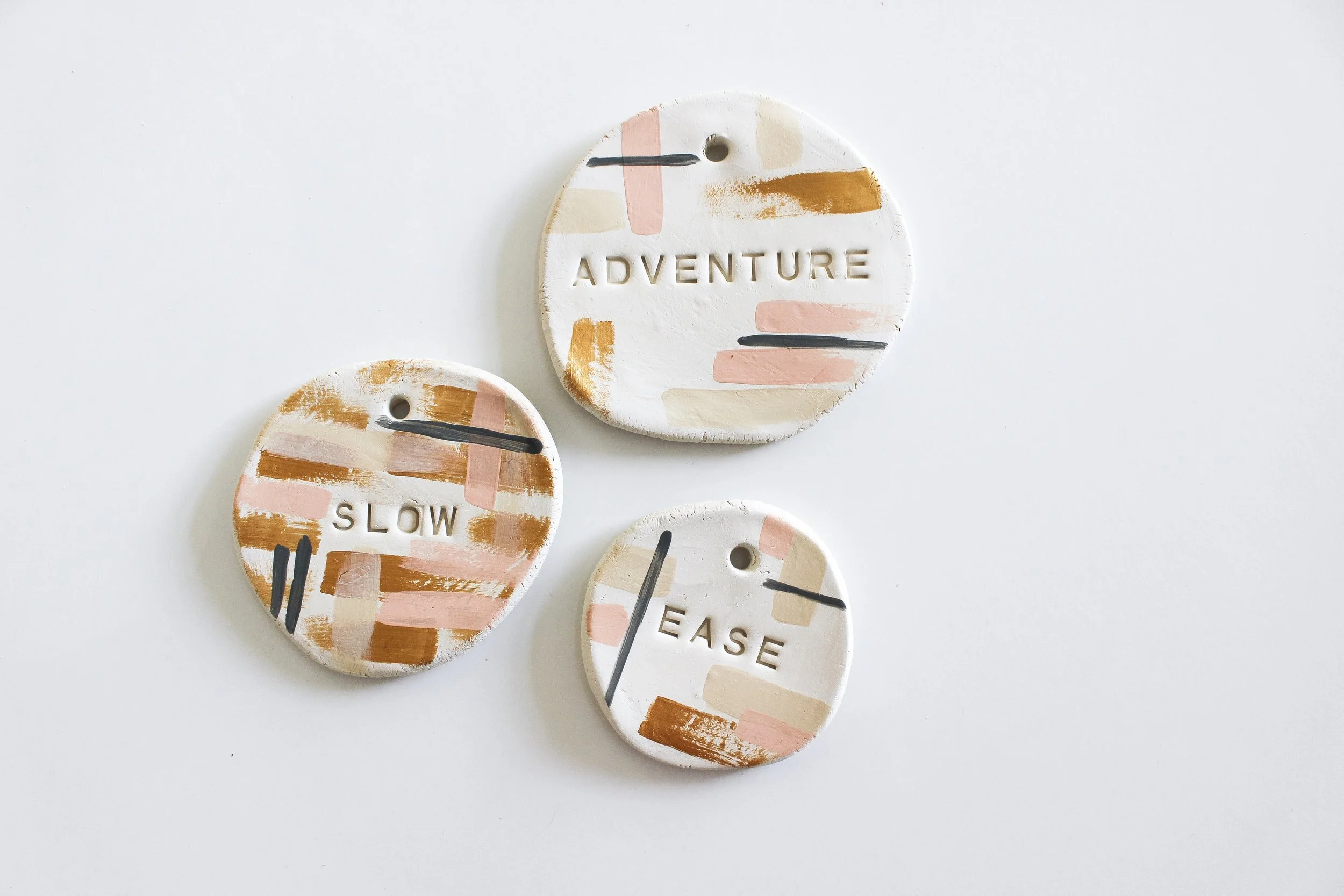 The Paper + Craft Pantry Blog: The finished product, just add any thread you would like to hang them with.