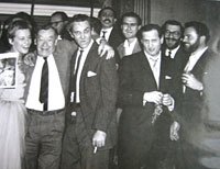 With Maria Schell, Vladimir Sokolow, Jason Robards, Joe Bernard, Johnny Frankenheimer, Eli Wallach, Sydney Pollack
