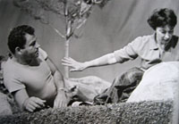 With Lee Grant