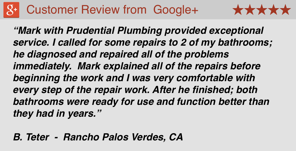 Review of Exceptional Service of toilet and shower.