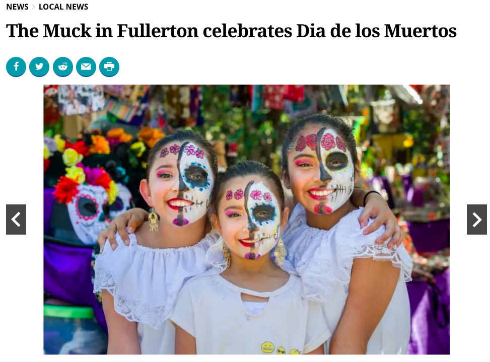 The Muck in Fullerton celebrates Dia de los Muertos