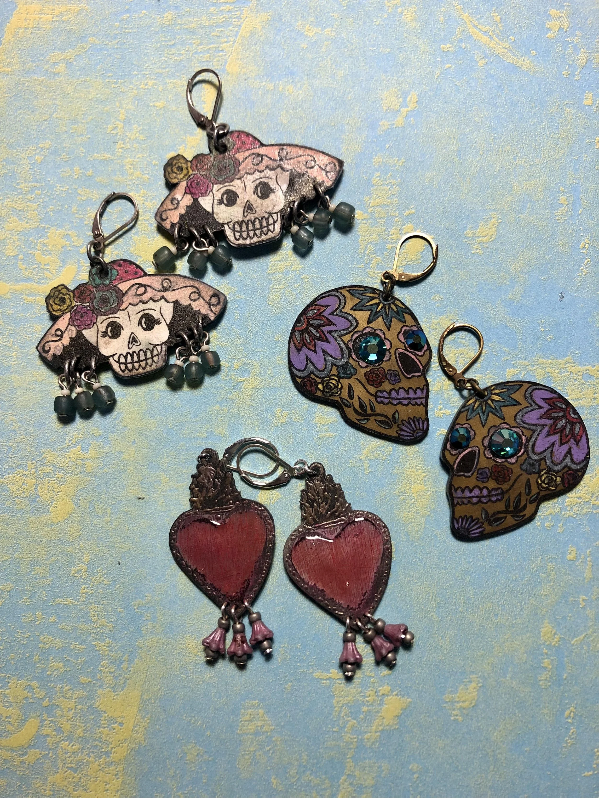 Latin Folk-Art Style Earrings Workshop