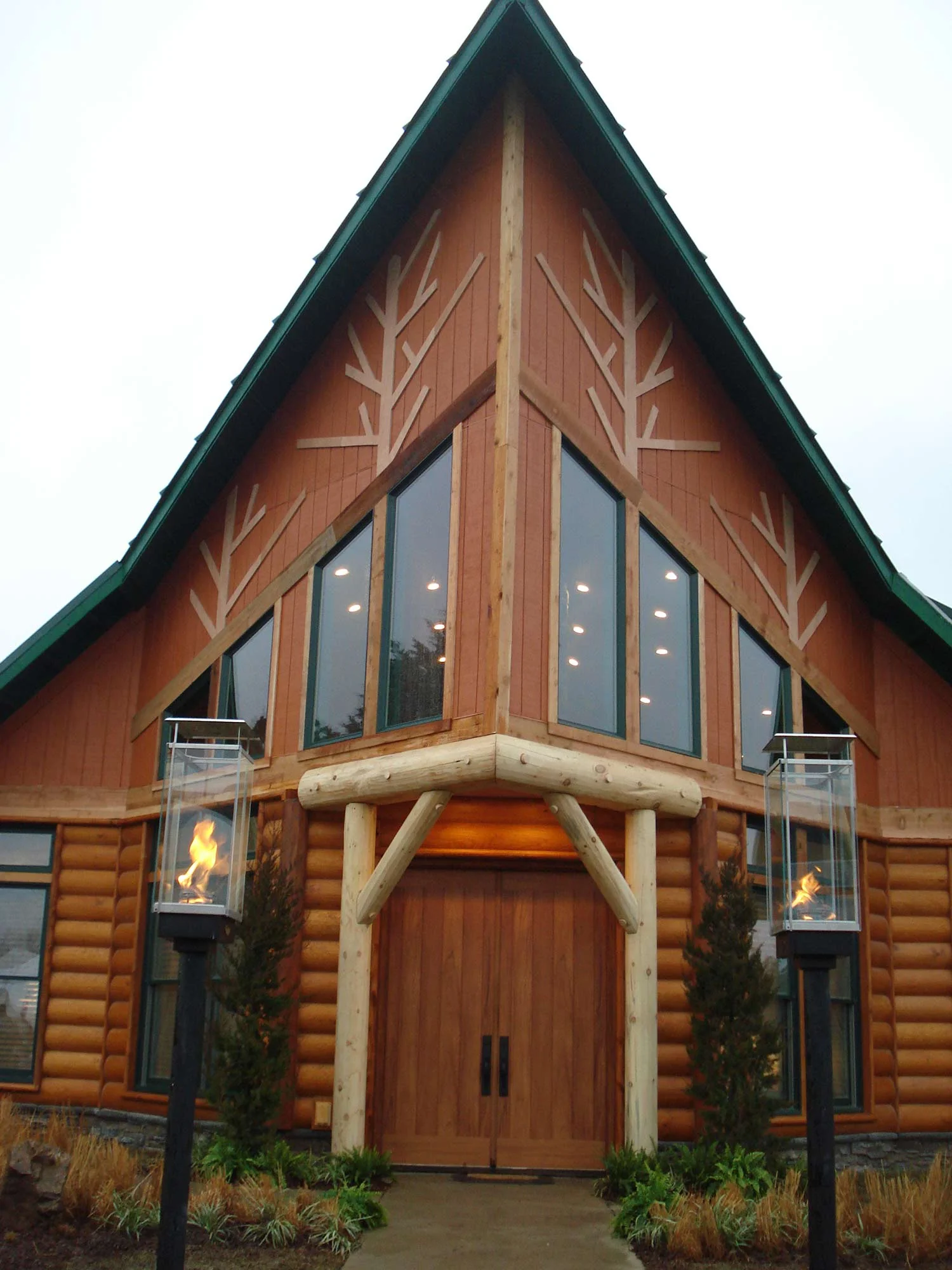 Extreme Makeover "A-Frame Log Cabin"