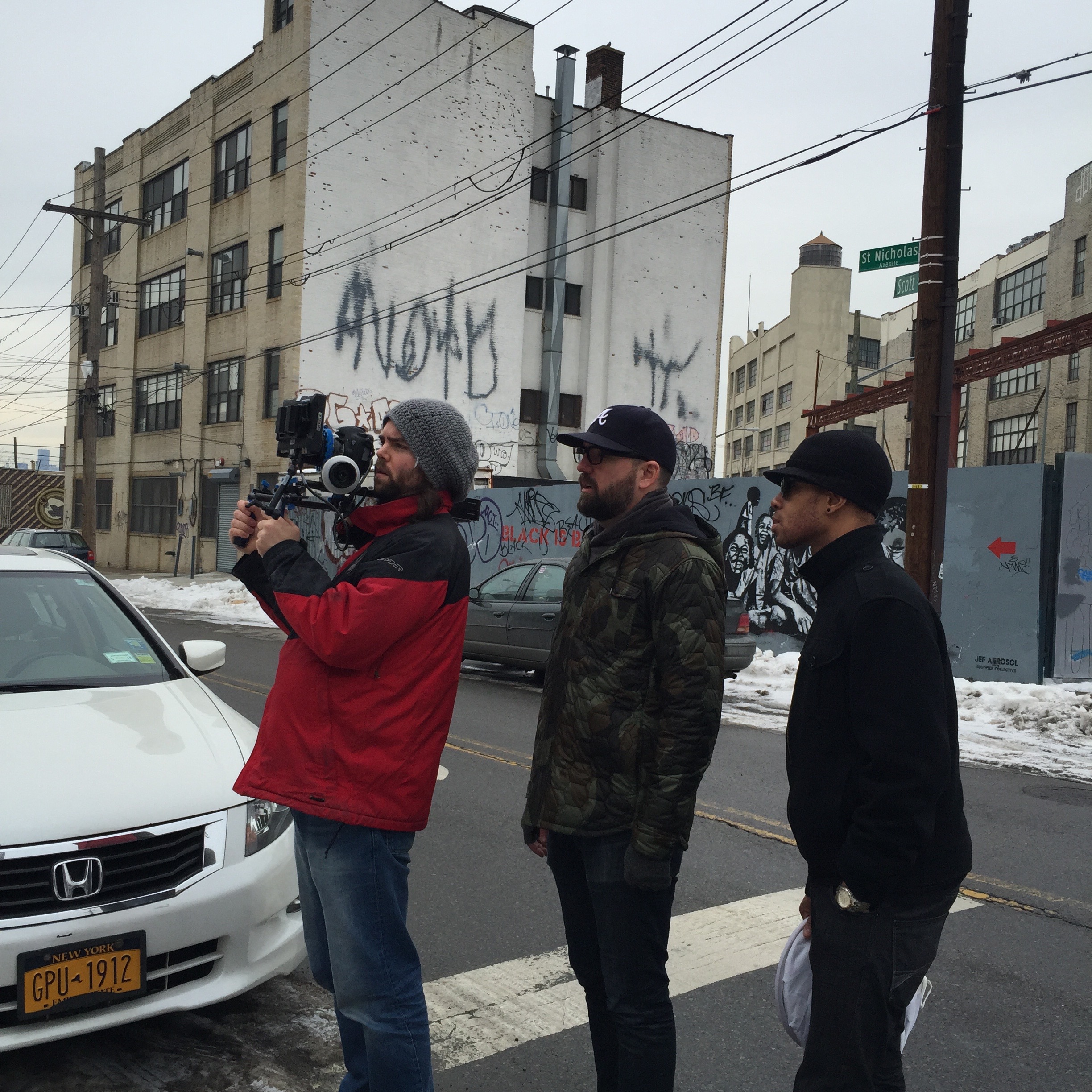 FREEZING ON SET