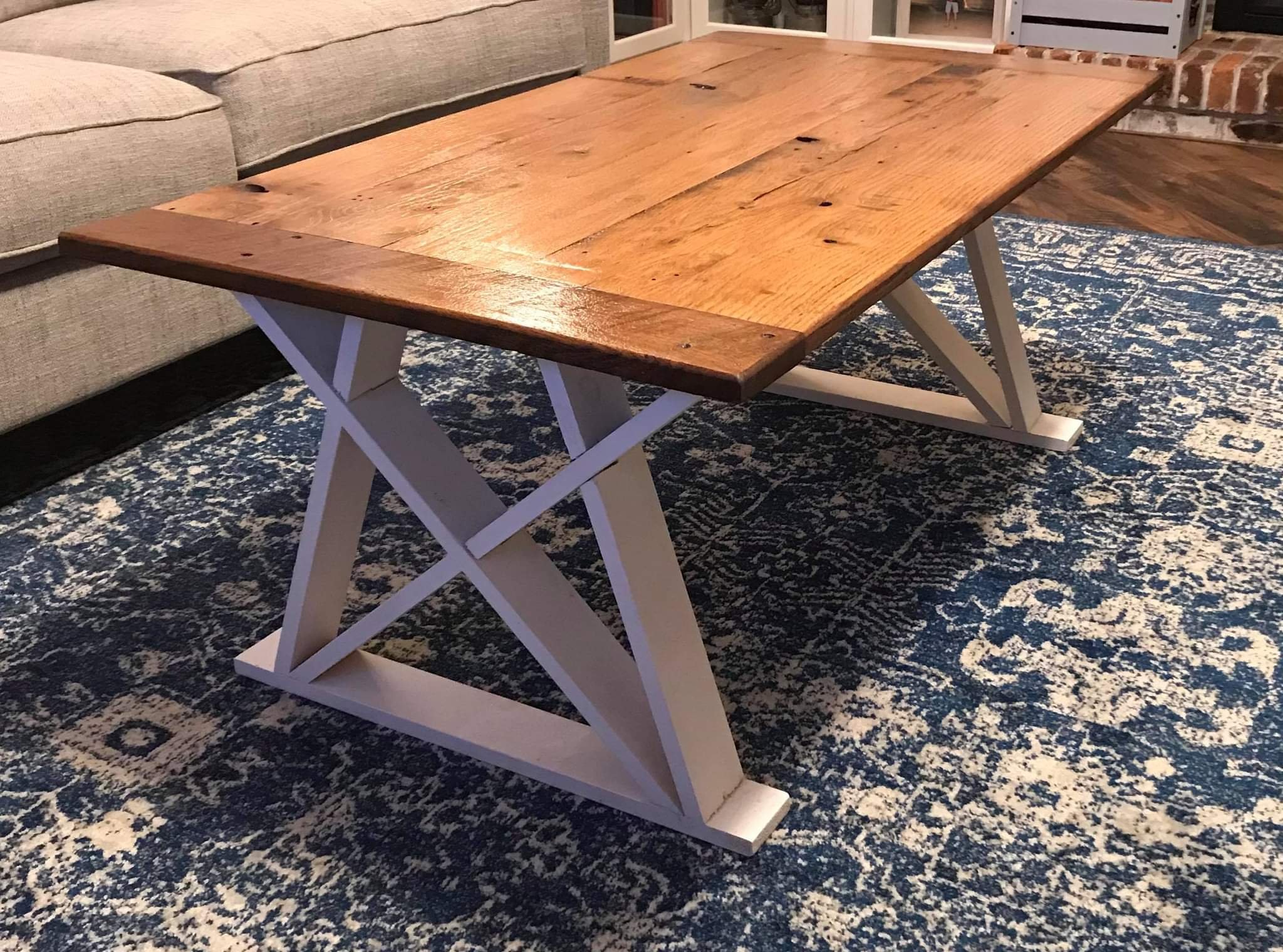 Cross Hatched Kitchen Table