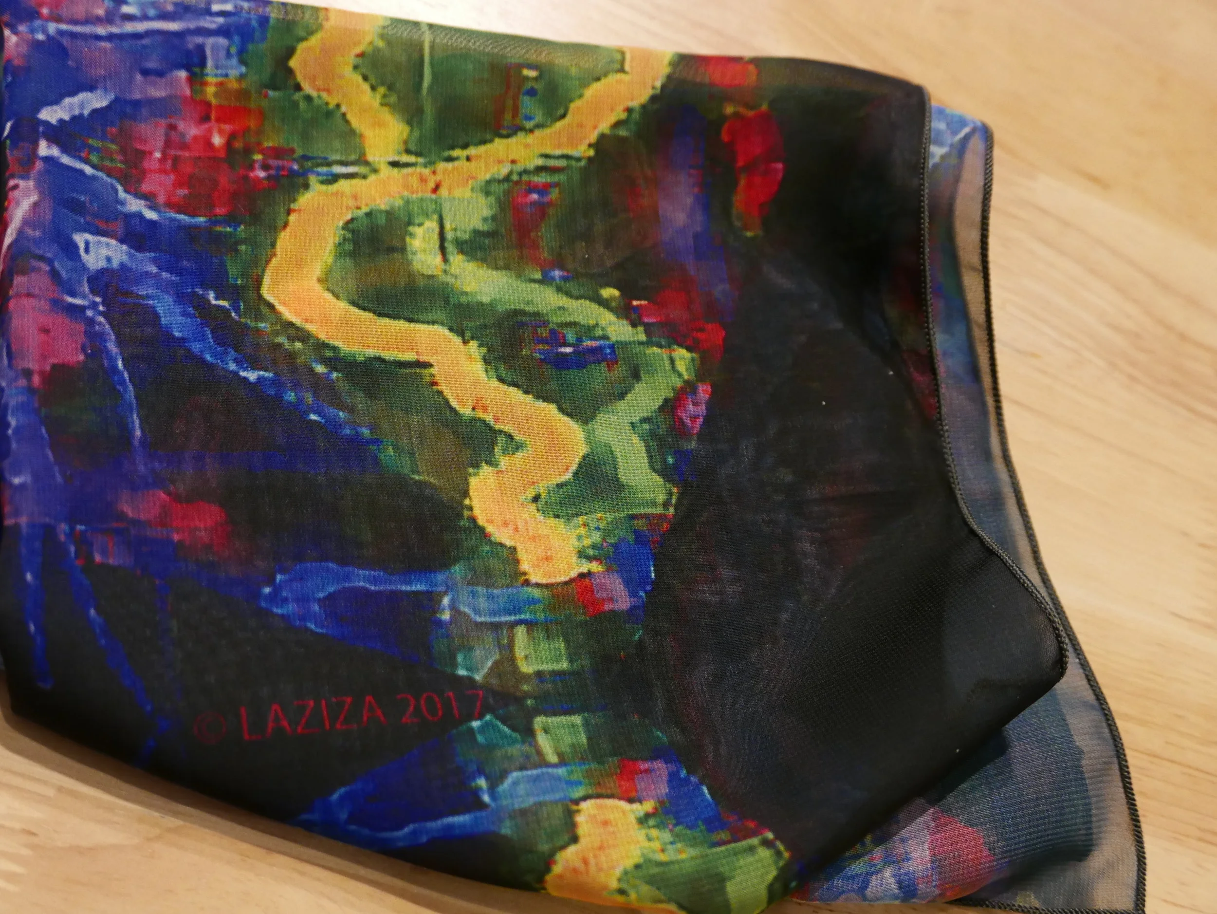Videoart by William Laziza, small scarves