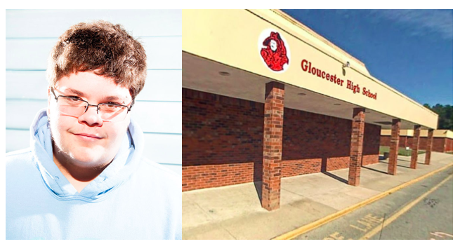  Left: Gavin Grimm. Right: Gloucester High School. 