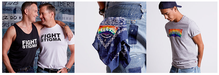  Some items from Levi's 2017 Pride Collection. ( Courtesy of Levi's.)