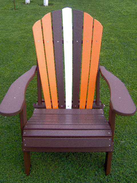 Cleveland Browns Adirondack Chair Made From Recycled Milk Jugs Ma Pa S Cleveland Browns Adirondack Chair Made, Recycled Milk Jug Outdoor Furniture