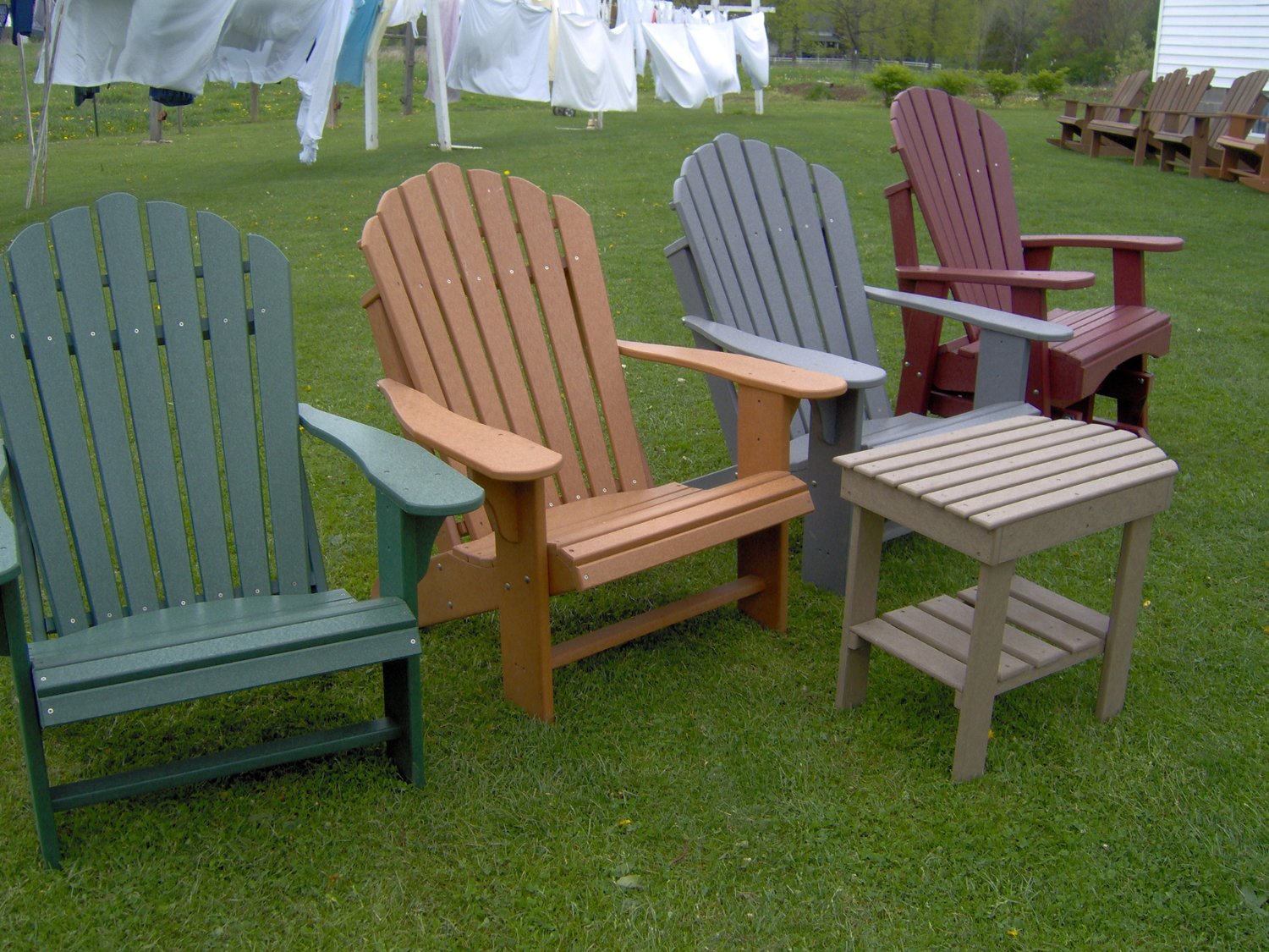 Comfo Back Adirondack Chair Made From Recycled Milk Jugs Ma Pa S