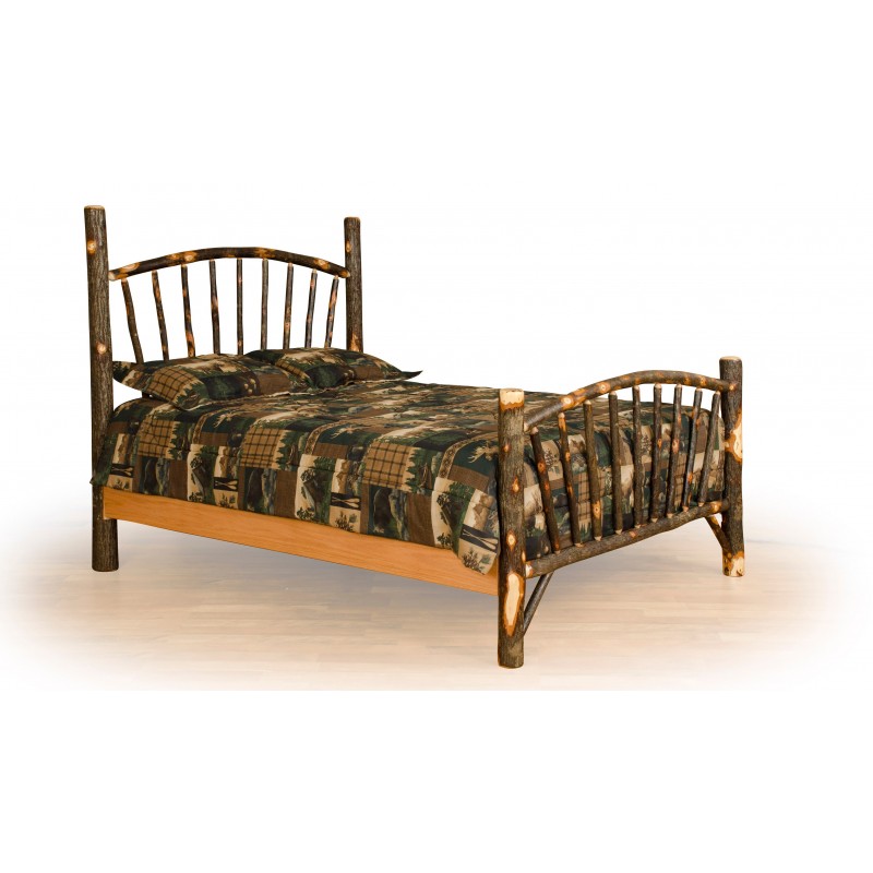 Rustic Hickory Log Bed Ma Pa S