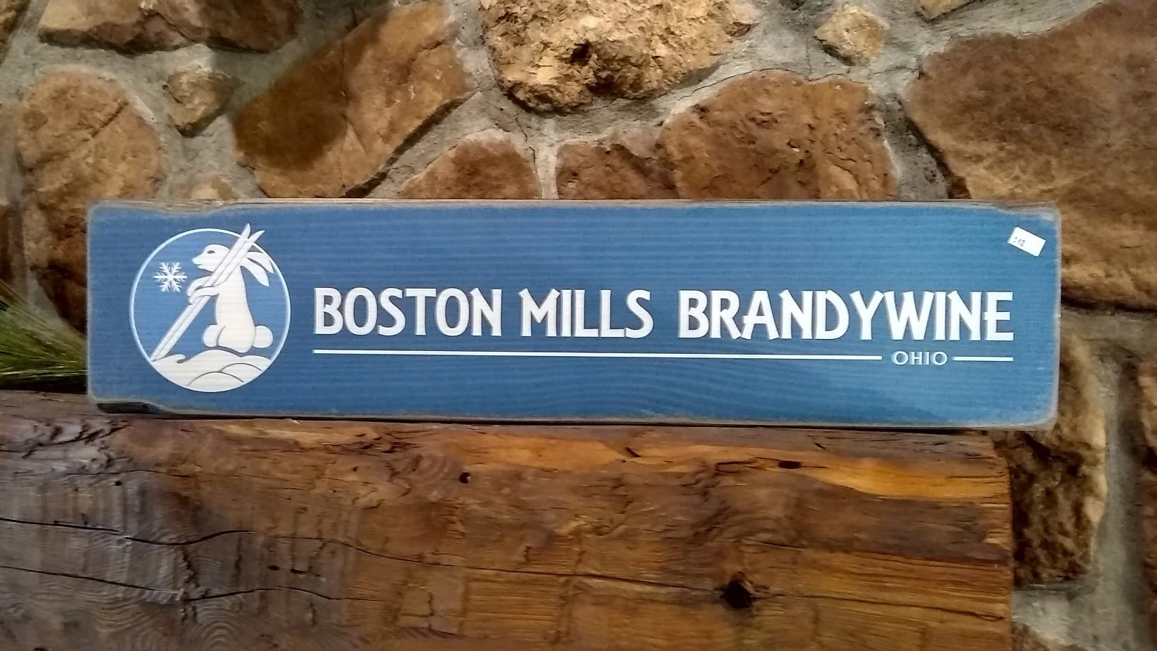 Boston Mills and Brandywine Rustic Ski Sign