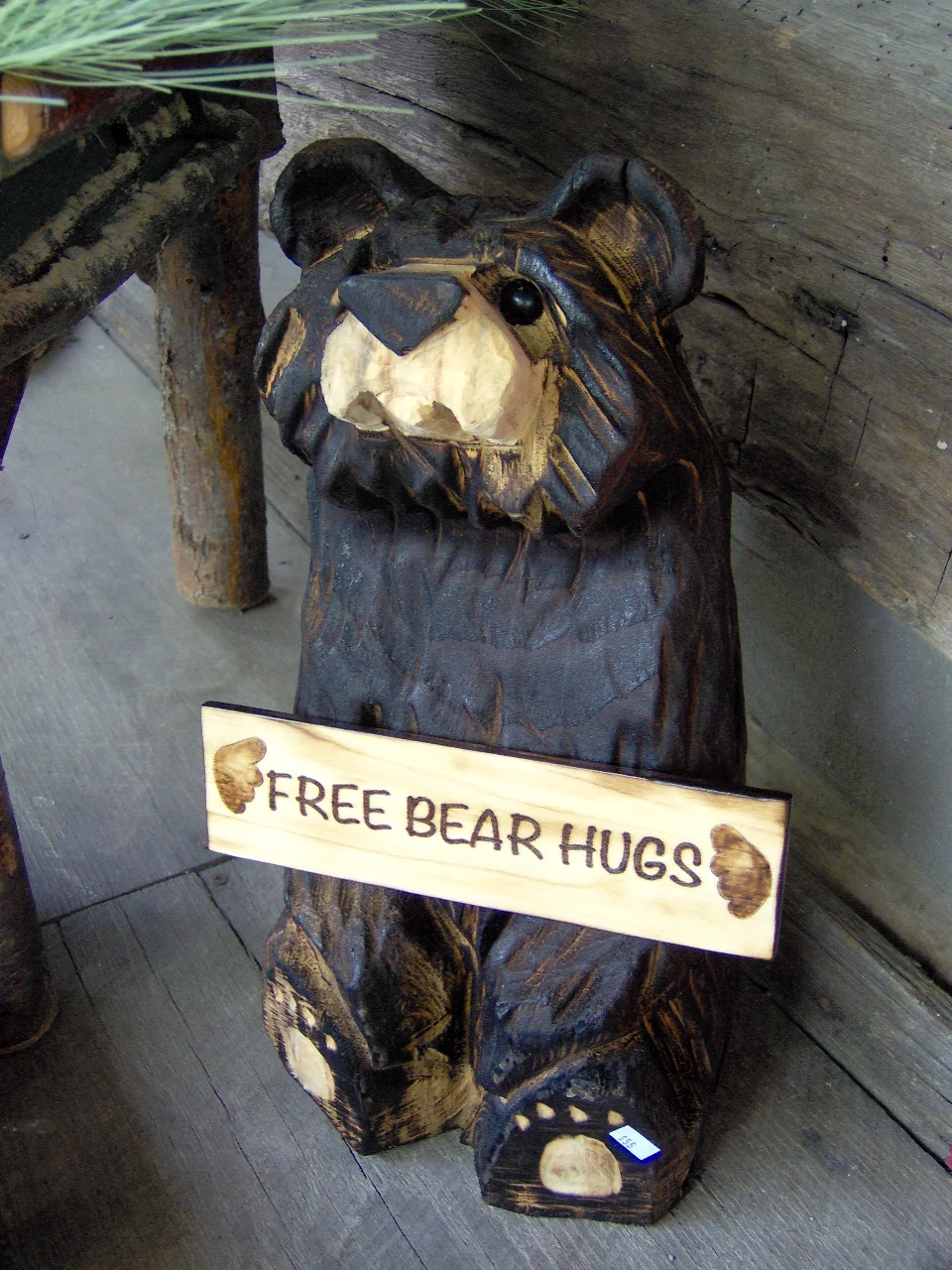 carved bear free bear hugs (Copy) (Copy) (Copy)