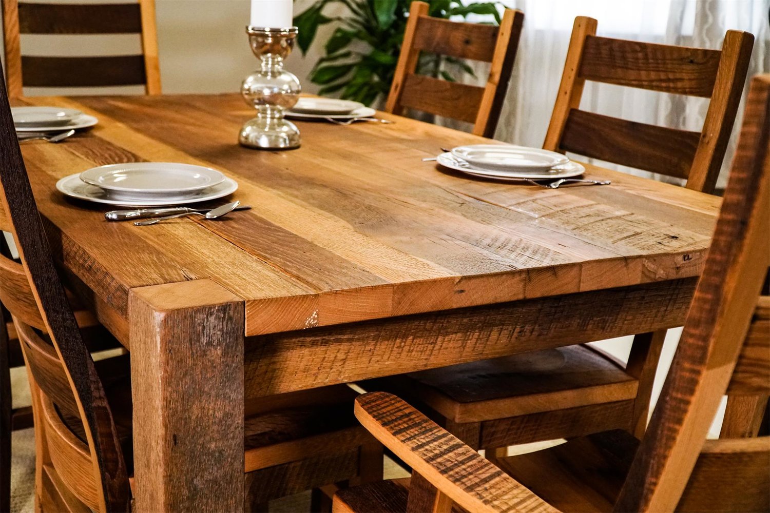 Barnwood Dining Table — Ma & Pa's