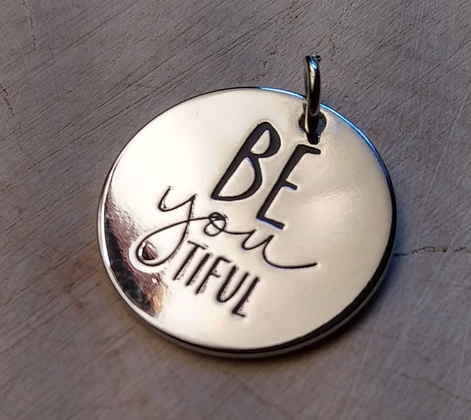 Be You Tiful Quote Charm Ma Pa S
