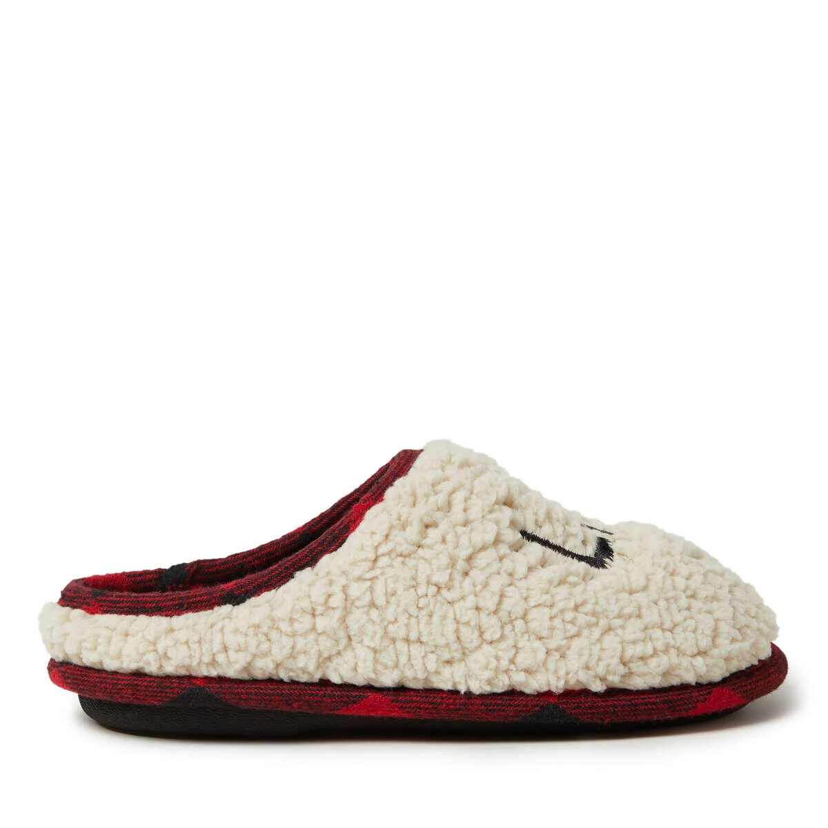 lil bear plaid slippers