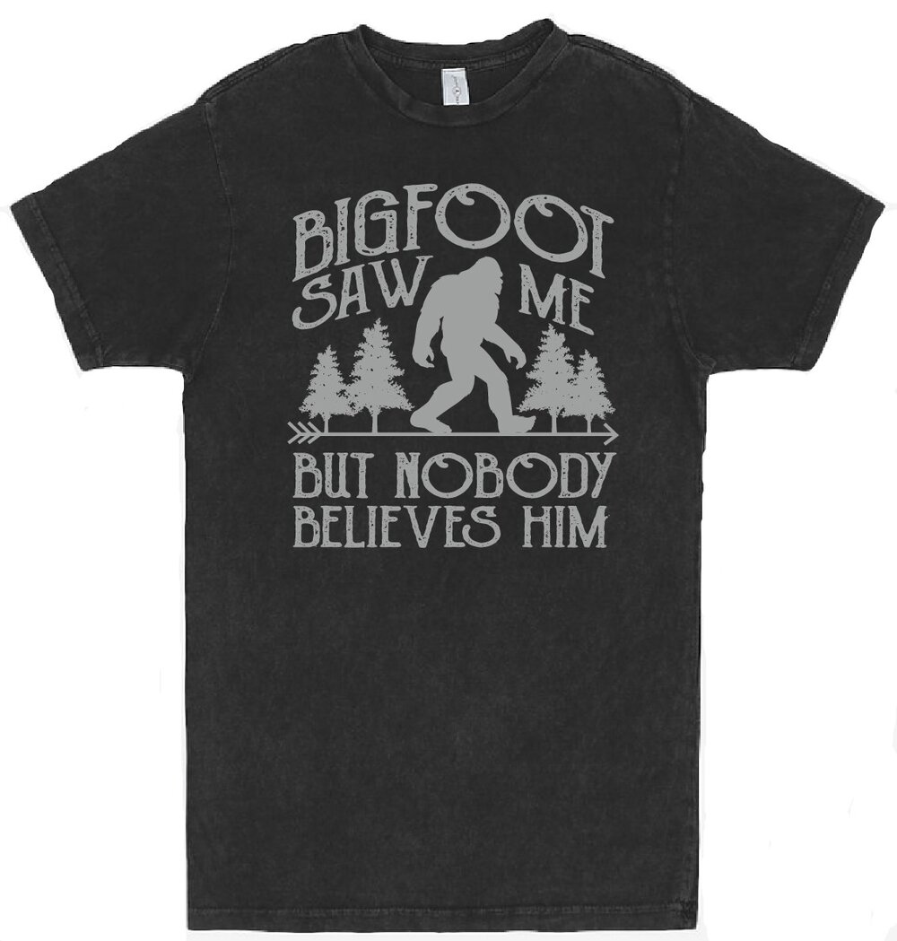 Verslijten Begraafplaats Ochtend gymnastiek Bigfoot Saw Me Bigfoot Shirt — Ma & Pa's