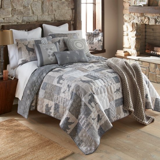 Wyoming Quilted Bedding Set Bag Ma Pa S Wyoming Quilted Bedding Set Bag Ma, Wyoming King Bed Comforter Set