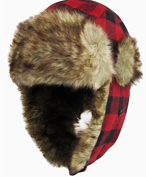 Buffalo Plaid Trapper Hat — Ma Pa's