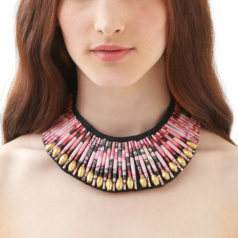 Pink Beaded necklace headshot - Swaziland.jpg