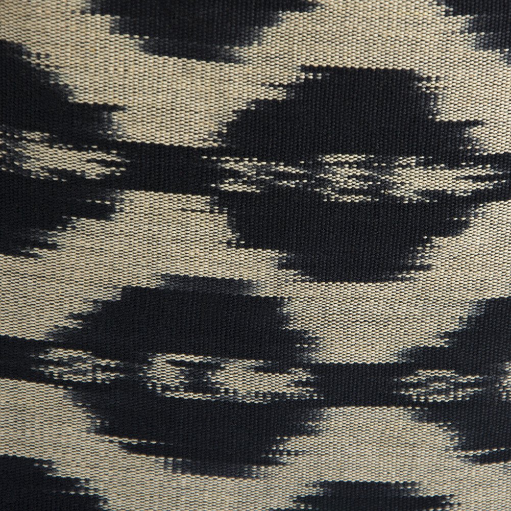Wool and leather Ikat Handbag