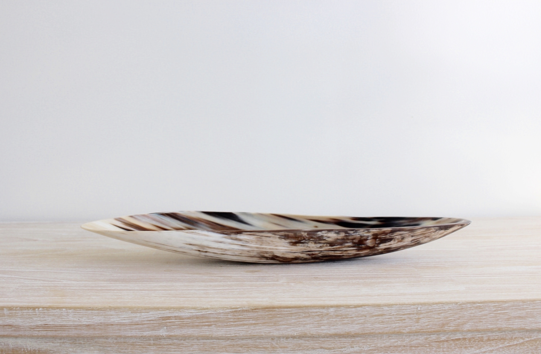 Oblong bowl Ankole horn