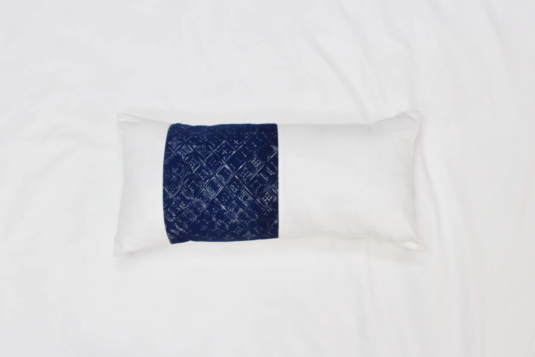 Reverse Indigo Batik Cushion