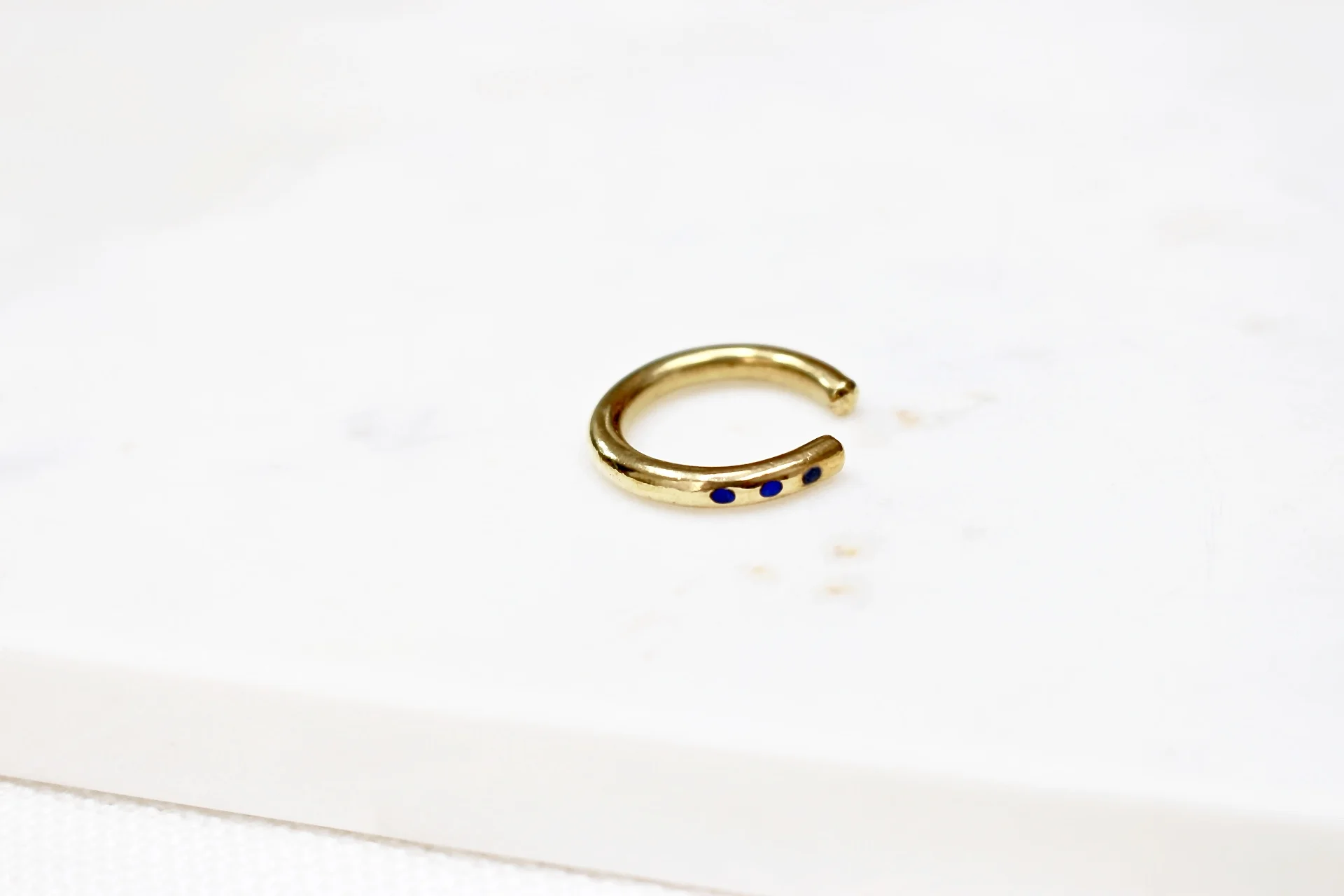 Bronze and Lapis Ring