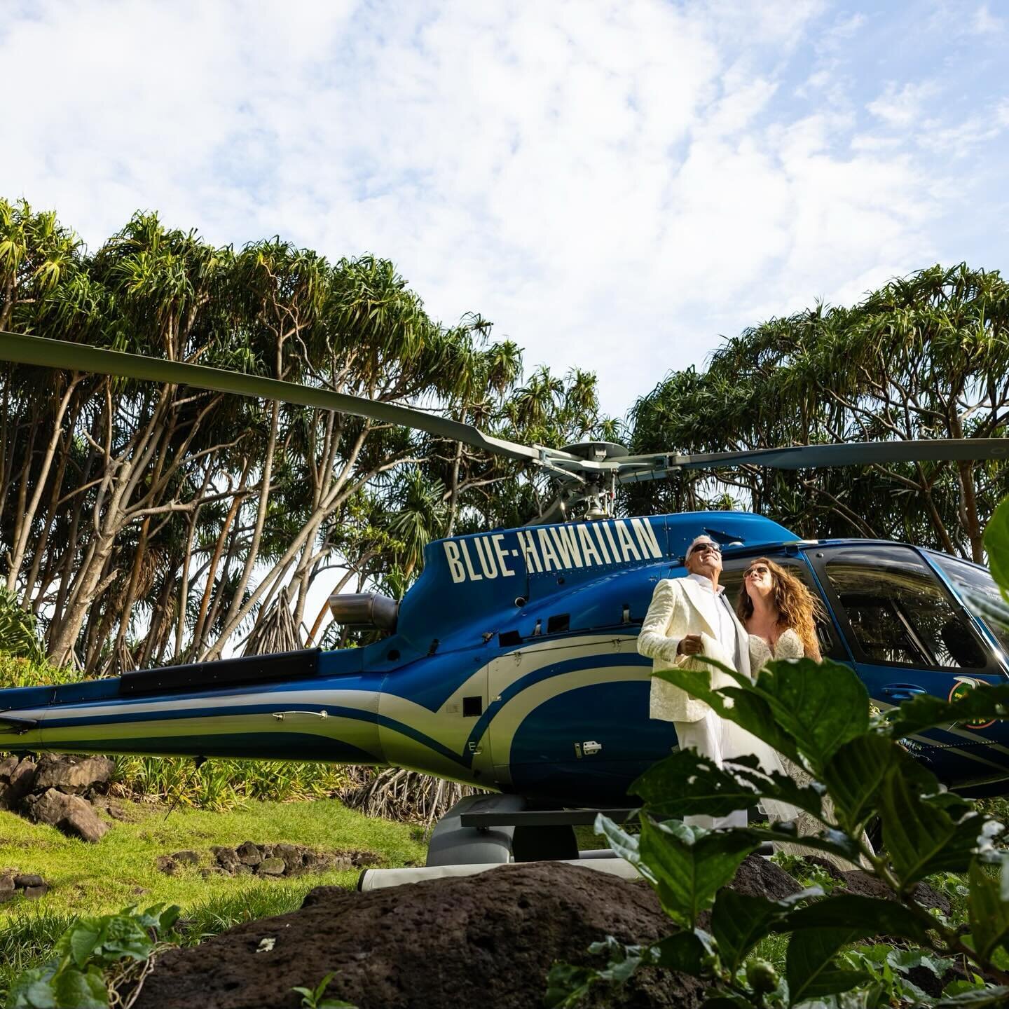 Embark on an unforgettable journey to your dream wedding destination with Beach Glass Weddings&rsquo; helicopter rides. Private ride, secret destination with a waterfall, and each moment documented along the way. Let the beauty of Hawaii be the backd