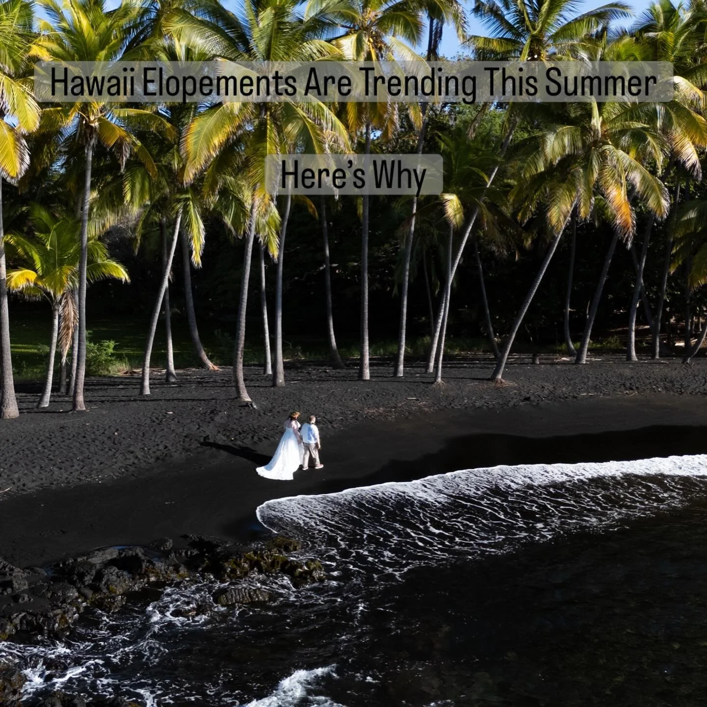 Schedule a free consultation through the link in bio and find out if a Hawaii elopement is the right fit for you.