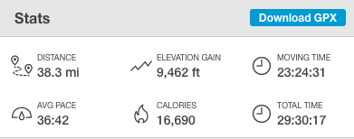 Actual route tracking from Patrick’s All Trails app… . pretty cool; first time I’ve ever used that kind of tech in the backcountry.