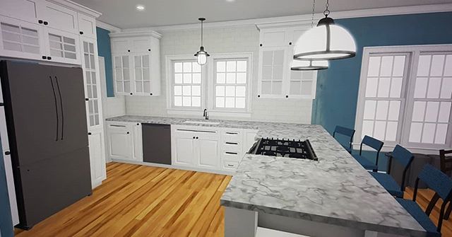 Another METRO R3 kitchen revitalization Concept Design. Transforming vintage homes into classic, current and period appropriate ones throughout Southeastern WI.