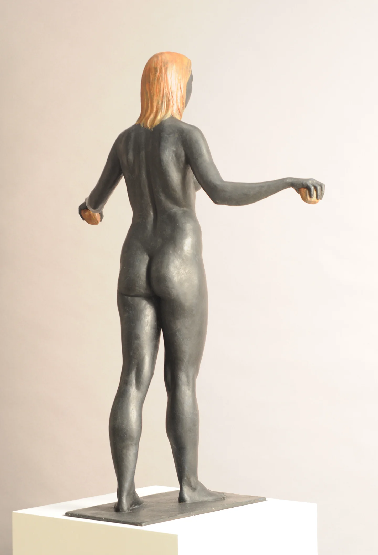 "Woman With Two Rocks"