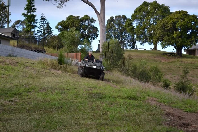 Ross Neller living the dream in retirement managing his finger lime farm.