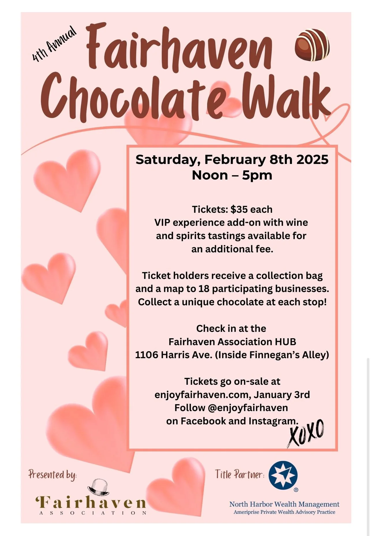 2025 Fairhaven Chocolate Walk